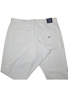 Tommy Hilfiger TH Flex Mens Chino Pants 38x30 Cotton Blend Stretch Casual